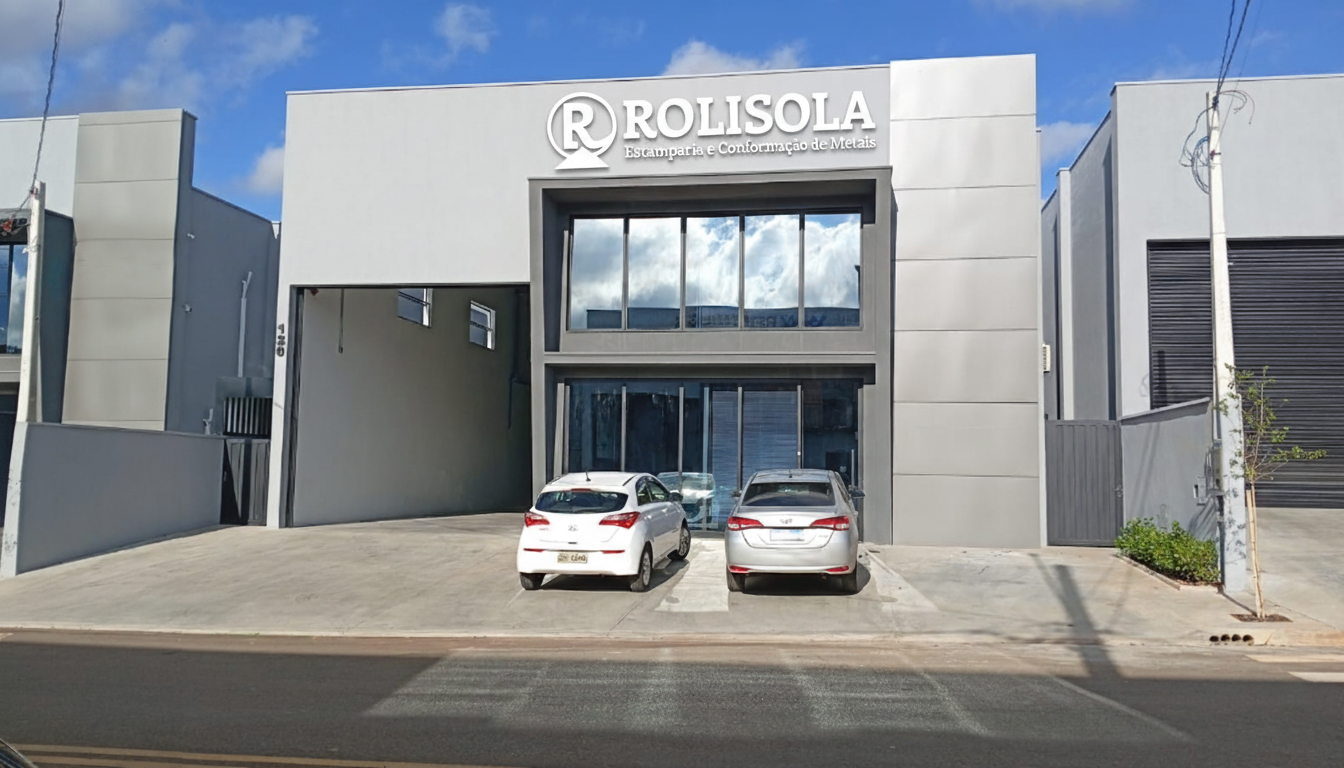 Fachada da Rolisola Estamparia em Limeira